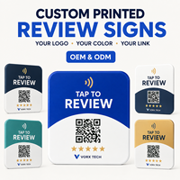 Carte NFC personnalisée Vorx Tech pour avis Google, carte PVC NTAG213 avec code QR et logo pour entreprises OEM