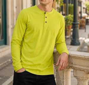 เสื้อถักแขนยาว ผลิตจากเส้นด้ายโพลีเอสเตอร์/คอตตอนที่ทนทาน สำหรับสวมใส่ทุกวัน คอวีคลาสสิก ป้องกันการเป็นขุย ทรงปกติ - Product Image 2