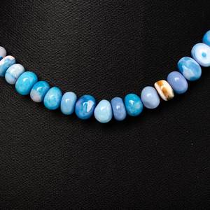 Natural Multi Color Opal Smooth Rondelle Gemstone Necklace 7-8mm <b>Choker</b> Jewelry For Women Wholesale Bulk Supplier Chunky Jewelry - Product Image 5