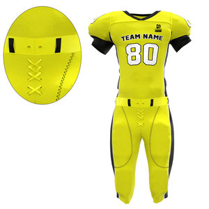 Tenue d'équipe de haute qualité, uniforme de football américain surdimensionné, imprimé, couleurs personnalisables, logo, durable, 100% polyester, dernier design - Product Image 5