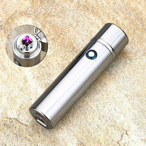 ไฟแช็คแบบโค้ง ยี่ห้อ Dericsson สไตล์อเมริกัน ชาร์จไฟได้สองหัวผ่าน USB เหมาะสำหรับเป็นของขวัญทางธุรกิจ - Product Image 1