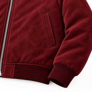 Blouson aviateur pour homme en cuir PU personnalisé avec logo, style rétro, séchage rapide, écologique, décontracté - Product Image 5