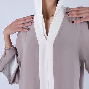 Vestido Abaya Musulmán AL-TAUL IMPEX, Casual, Modesto, de Manga Larga, Verano, para Mujer, Hecho a Medida, Servicio OEM, Venta al Por Mayor, Poliéster, Largo hasta el Suelo - Product Image 5