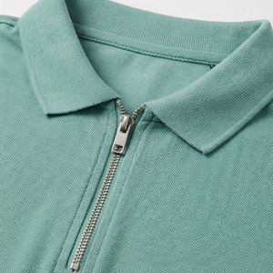 Camisetas Polo de Manga Corta para Hombre, Corte Ajustado, Nuevo Estilo Moderno con Botones y Cierre de Cremallera, Estilo Urbano, Prendas Casuales Premium - Product Image 4