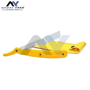 Wholesale Custom Logo ABS <b>Plastic</b> Handle Replaceable Blade <b>Sliding</b> Barber Razor Shaving Razors Knife for Professional - Product Image 3