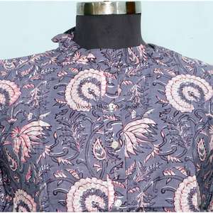 Últimos Tops Casuales de Verano para Mujer, Estampado Floral Natural, Tallas Personalizadas, Top Corto de Algodón con Logotipo Frontal, Precio al por Mayor - Product Image 3