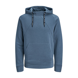 Sudadera con Capucha Gris para Hombre, Corte Regular, 100% Algodón Felpa, Informal, con Bolsillo Delantero, Resistente al Viento, Ecológica - Product Image 6