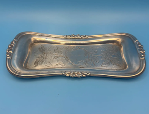 Assiettes rectangulaires en acier inoxydable et aluminium de style nordique européen 2026, assiettes à gâteau plates en métal rétro gaufré pour restaurant - Product Image 2