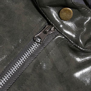 Chaqueta de Cuero Genuino para Hombre 2026, Corte Entallado, Personalizable, Cuello Alto, Logotipo Frontal, Alta Calidad - Product Image 3