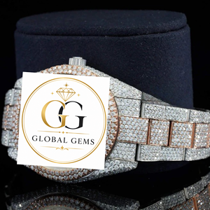 Reloj de Diamantes Totalmente Blanco para Negocios, Eventos Formales y Oficina, Disponible a Precio Accesible, Venta al Por Mayor - Product Image 5