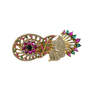 Fashion Rhinestone Flower Hair Clip for Wedding Party Valentine's Day - Product Image 2