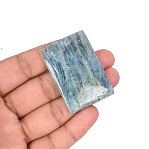 Piedra Preciosa Suelta de Aguamarina Natural, 96.4 Quilates, Rectángulo de 47x32 mm, Cabujón Plano para Joyería |   1 Pieza - Product Image 5