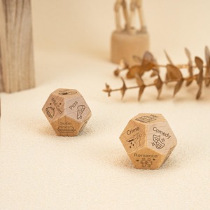 Dés en bois de taille standard, dés polyédriques à plusieurs faces pour les jeux de table Dungeons and Dragons, fournitures de jeu en gros - Product Image 5