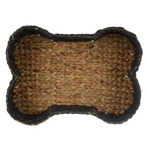 Cesta negra de jacinto de agua tejida con forma de hueso, hecha a mano, para almacenamiento, venta al por mayor, ecológica, fabricada en Vietnam - Product Image 5