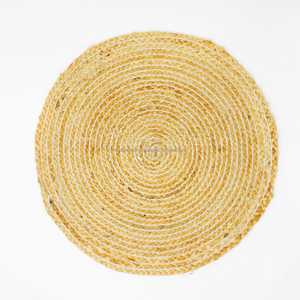 Set de table en jute écologique Rustic Natural Appeal Durabilité durable du fournisseur indien - Product Image 4
