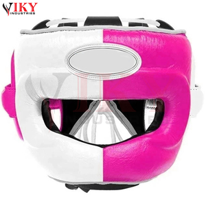 Latest Style Lightweight OEM Supplier Private Label Heavy Duty New Trendy Customized Split Color Pink And White Boxing Gear Set - Product Image 3