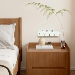 Regleta de Enchufes con Cable de Extensión de 2m, Personalizable al por Mayor, para Hogar y Oficina, con 1 Puerto USB-C y 2 Puertos USB-A, 10A - Product Image 6