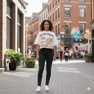 Camiseta de Hombre de Algodón 100% de Alta Densidad (GSM), Lavado Ácido, con Estampado Gráfico Personalizado, Cuello Redondo, Manga Regular - Product Image 2