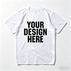 High Quality Blanks <b>Tshirts</b> 100% Cotton t Shirt with logo for Men Women Custom <b>White</b> Bulk Plain t Shirt Unisex Screen Print Tee - Product Image 4