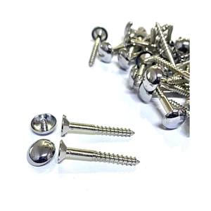Tornillo de latón para espejo con tapa decorativa para fijaciones seguras de espejos y paneles de vidrio - Product Image 5