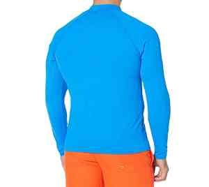 Camiseta de Manga Larga para Hombre, de Secado Rápido, Protección UV, Ligera, Cómoda, Elástica, para Surf, Natación, Verano, Protección contra Rozaduras - Product Image 4