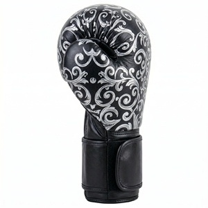 Professional Custom Leather Boxing <b>Gloves</b> <b>Moisture</b> Wicking Lace-Up Closure Breathable Fashionable Hand Grips High Boxing <b>Gloves</b> - Product Image 6