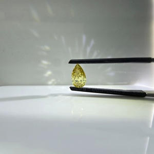 Diamante suelto de 0.9 quilates, color amarillo intenso, talla pera, brillo brillante, VS1, creado en laboratorio, para anillo de compromiso y fabricación de joyas. - Product Image 6