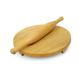 Wood Dough <b>Rolling</b> <b>Pin</b> And Board Modern Designer Premium Quality Wood <b>Rolling</b> <b>Pin</b> and Board Eco-Friendly - Product Image 3