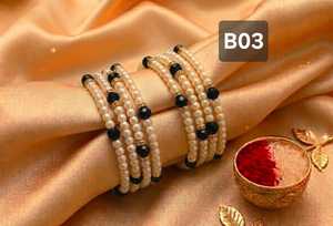Handmade Pearl and Crystal Beaded <b>Bracelet</b> for Women Multi Layer <b>Stretch</b> <b>Bracelet</b> Elegant Fashion Jewelry Gift for Girls Daily - Product Image 3
