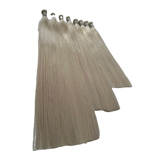 Extensions de cheveux vierges vietnamiennes naturelles lisses, couleur 613, double tirage, cuticules, extensions de cheveux, 100% - Product Image 6