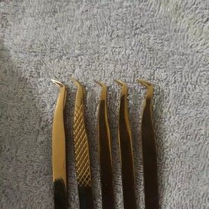 Pinzas para Pestañas de Acero Inoxidable con Punta de Fibra, Dentadas, con Opción de Logotipo Personalizado - Venta al por Mayor - Product Image 5