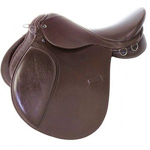 Premium Customized Monoflap English Dressage Horse Saddle Brass Hardware Covered Leather Deep Seat Equestrian Riding Equipment - Product Image 1