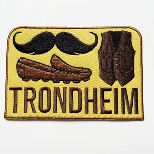 Custom Embroidery <b>Patch</b> Factory Supply Bold Thread <b>Applique</b> Badge for Jackets Caps Backpacks Clothing Wholesale Iron On Sew On - Product Image 4