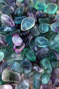 Cristaux d'agate de fluorite naturelle en gros, pierres multiformes pour la guérison, pierre de fluorite, pierre de fluorite polie de Aameena Agate - Product Image 3
