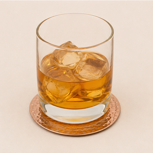 Ensemble de 4 sous-verres modernes en cuivre pur, fabriqués à la main, martelés, écologiques, durables, résistants à la chaleur, pour tasses Moscow Mule - Product Image 2