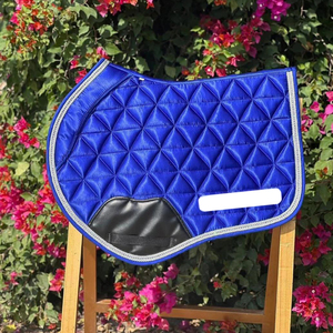 Romb Quilting Horse Riding All Purpose Dressage Cut Saddle <b>Pads</b> Wholesale with Soft Padding with <b>Cooling</b> Lining - Product Image 5