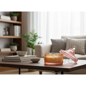 Bougie en pot CASTLE JAR en cire de soja, faite à la main, parfumée pour Noël, Pâques, anniversaire, Saint-Valentin, Halloween, Diwali, fêtes - Product Image 5