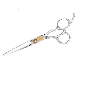 Ciseaux à effiler professionnels Ryzer Studio en acier inoxydable, pointe affûtée, pour droitiers, usage en salon, manche long non pliable, modèle pour cheveux - Product Image 2