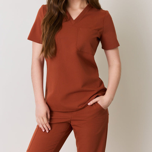 Top & Pant <b>Set</b> Nursing Custom Women Medical <b>Scrubs</b> <b>Set</b> Spandex Nurse Uniform Designer Hospital <b>Scrubs</b> Uniform <b>Set</b> - Product Image 3