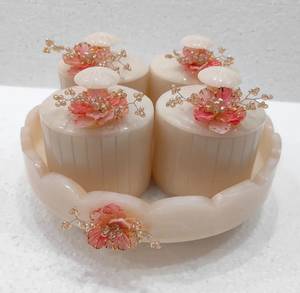 Wholesale Price Resin Dry Fruit <b>Jar</b> Set <b>for</b> <b>Kitchen</b> Use Stackable Design Try <b>for</b> Giveaway Personalised in India Top Selling - Product Image 4