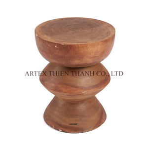 High Quality Solid Wood <b>Stool</b> Handmade Natural Wooden Side <b>Table</b> Rustic Home Furniture Wholesale Factory Direct OEM ODM Gift - Product Image 3