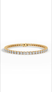 7 Inch Classic Round Cut Lab Grown Diamond Tennis <b>Bracelet</b> 925 Sterling <b>Silver</b> Wholesale OEM Fine Jewelry Manufacturer Supplier - Product Image 3