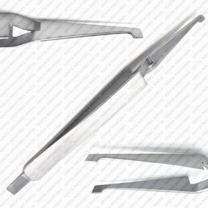 Orthodontic <b>Bracket</b> Placement Tweezer Narrow Tip Orthodontic Dental <b>Bracket</b> Placement Tool Manual Steel Orthodontic Instruments - Product Image 4