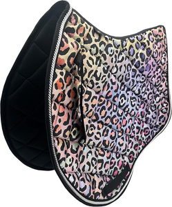 Customized English Horse Riding Set | Sublimation Dressage Saddle Pads Double Cord Laces Shock Absorption | Premium <b>Equestrian</b> - Product Image 4