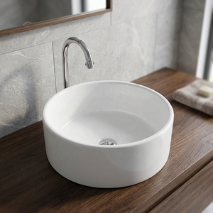High Quality Square Ceramic Countertop Wash Basin Modern Decorative Bathroom Vanity Sink Hotel Lavabo - Product Image 6