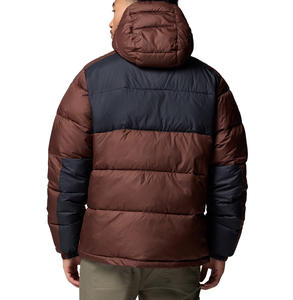 Abrigo de invierno para hombre al por mayor, chaqueta con capucha, acolchado, con estampado urbano, cintas gruesas, abrigos de burbujas, ropa cómoda - Product Image 2