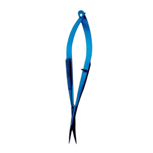 Ciseaux professionnels de beauté en acier inoxydable pour manucure, ciseaux à ongles droits à pointe aiguisée, pince à cuticules à ressort, utilisation pour les sourcils - Product Image 3