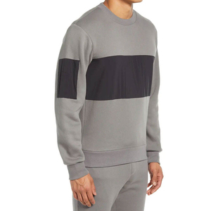 Sweat-shirt à col rond pour homme en coton 100% de haute qualité, vintage, OEM, en tissu French Terry, uni, sans impression, sweat-shirt pour homme - Product Image 4