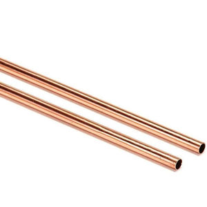 Ensemble de pailles à boire en cuivre faites à la main avec brosse de nettoyage, kit de pailles portables pour jus, smoothies et cocktails - Product Image 1