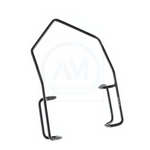 Spéculum ophtalmique professionnel AL MIDA certifié CE Classe II en acier inoxydable, à prise facile pour la chirurgie oculaire - Product Image 5